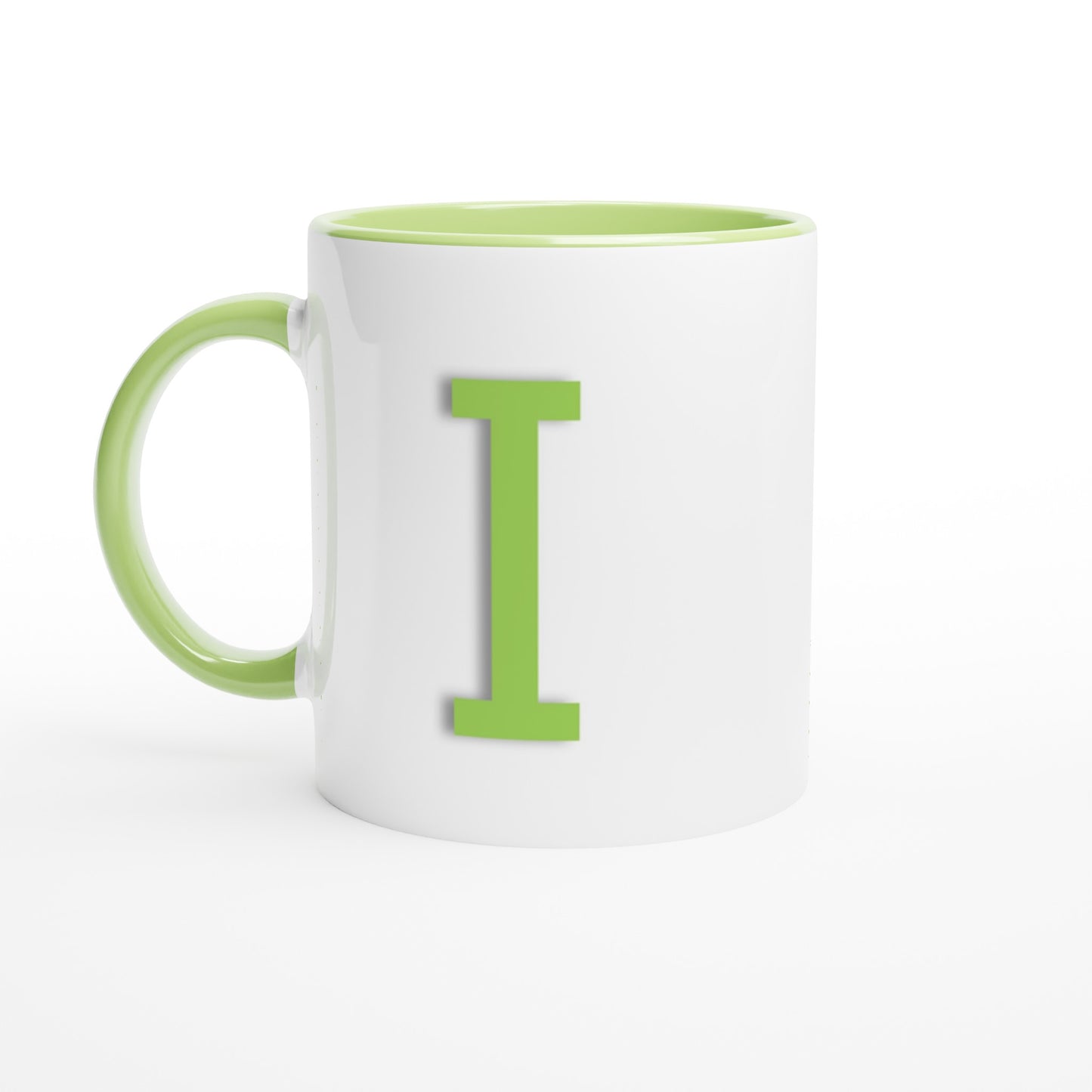 'I' Letter Mug