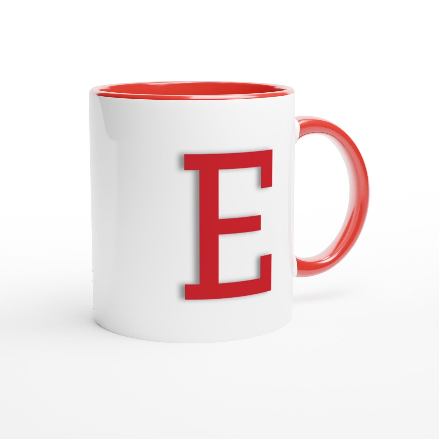 'E' Letter Mug