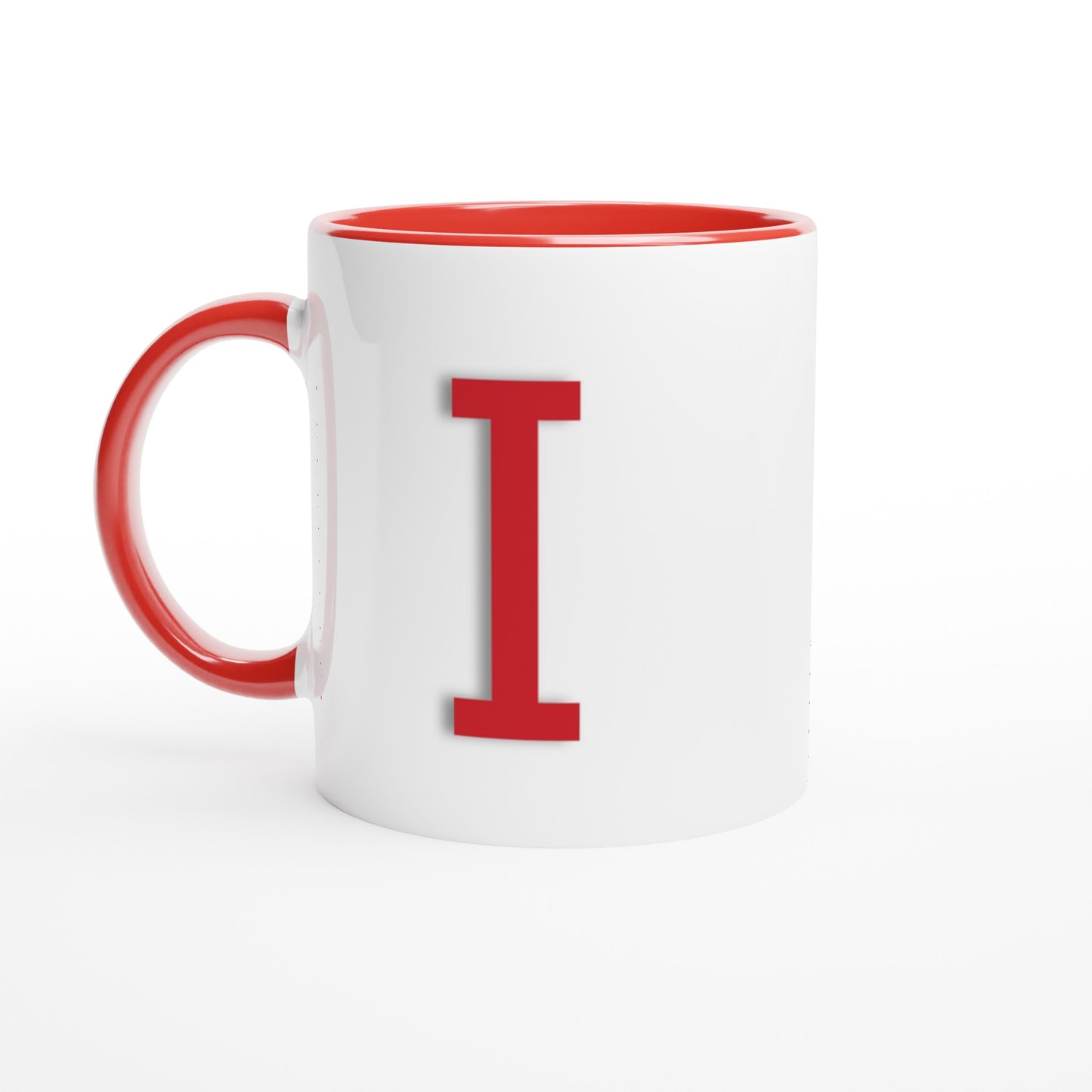 'I' Letter Mug