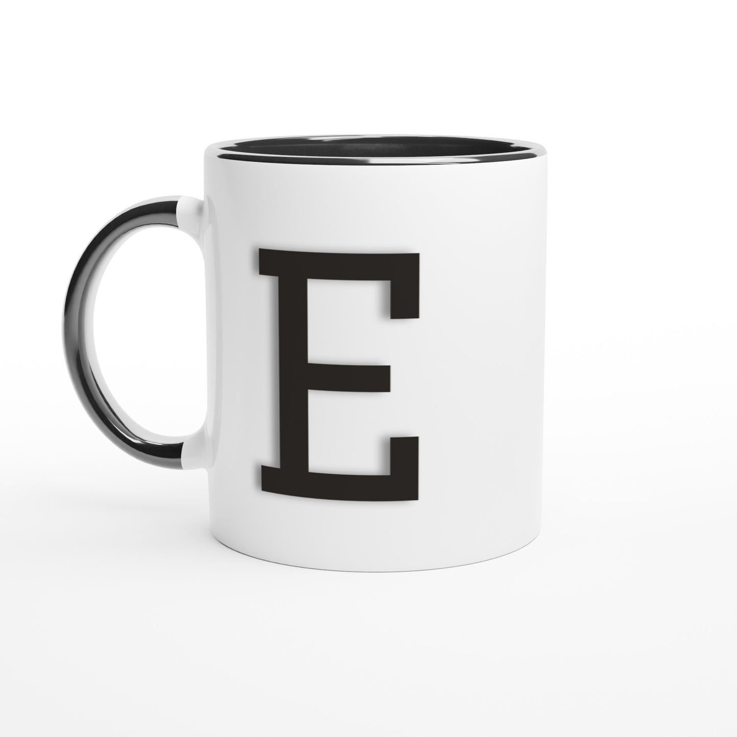 'E' Letter Mug