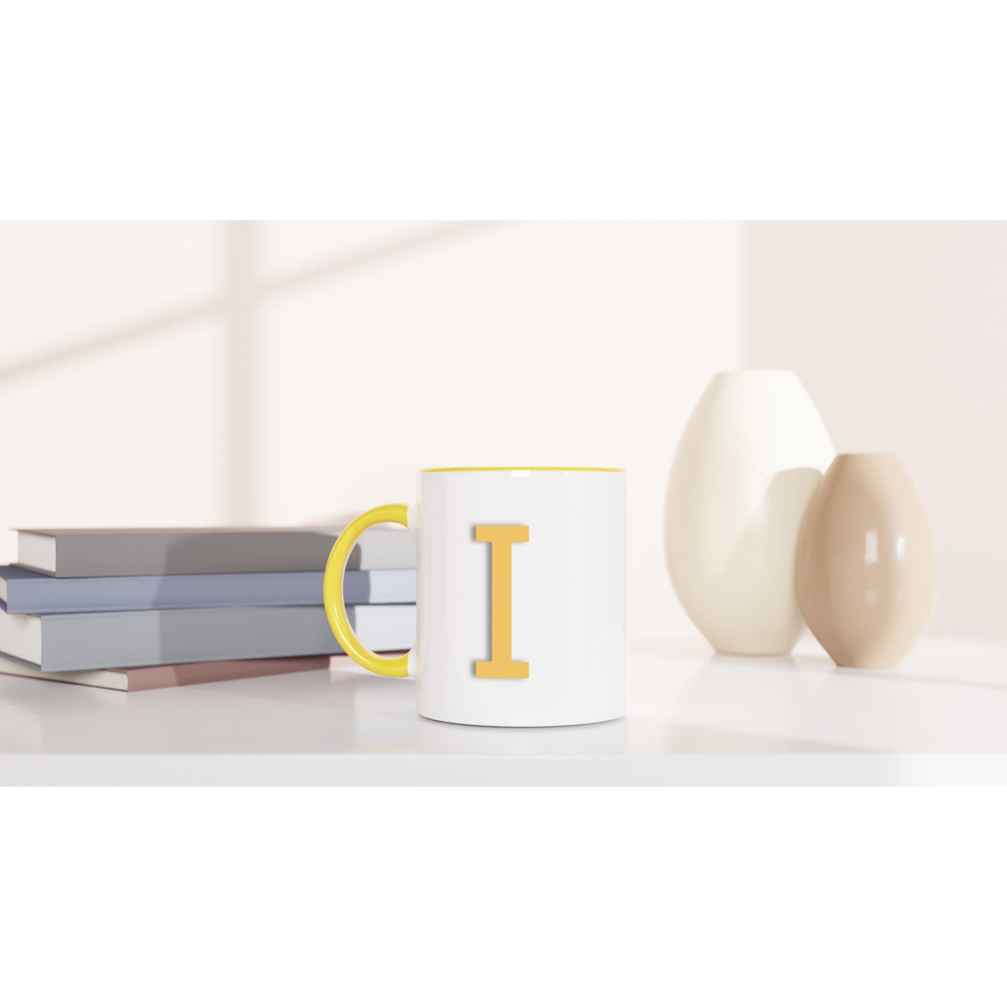 'I' Letter Mug