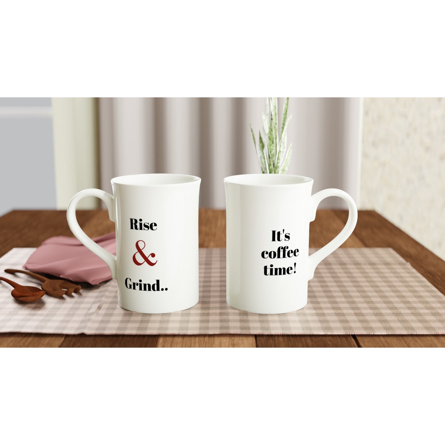 Rise & Grind Slimline Coffee Mug