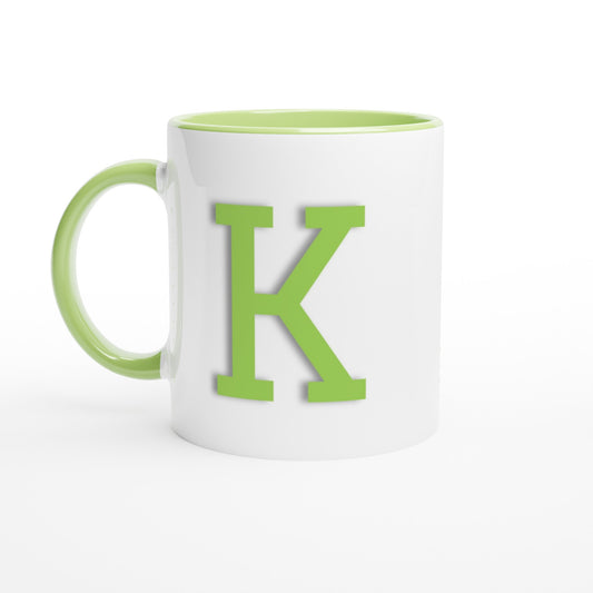 'K' Letter Mug