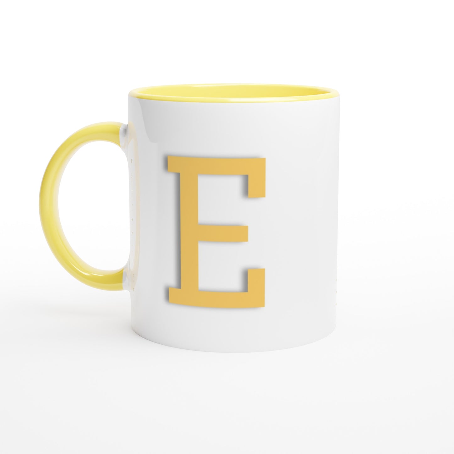 'E' Letter Mug