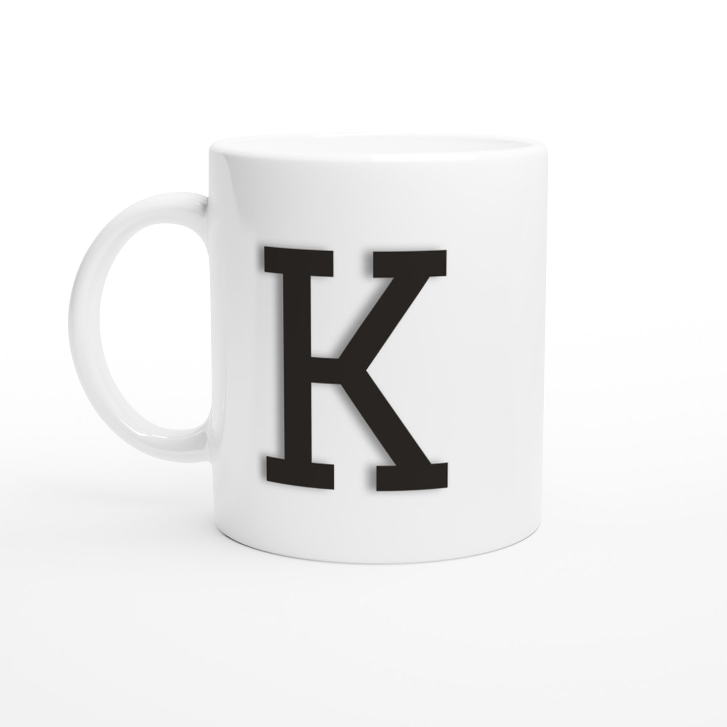 'K' Letter Mug