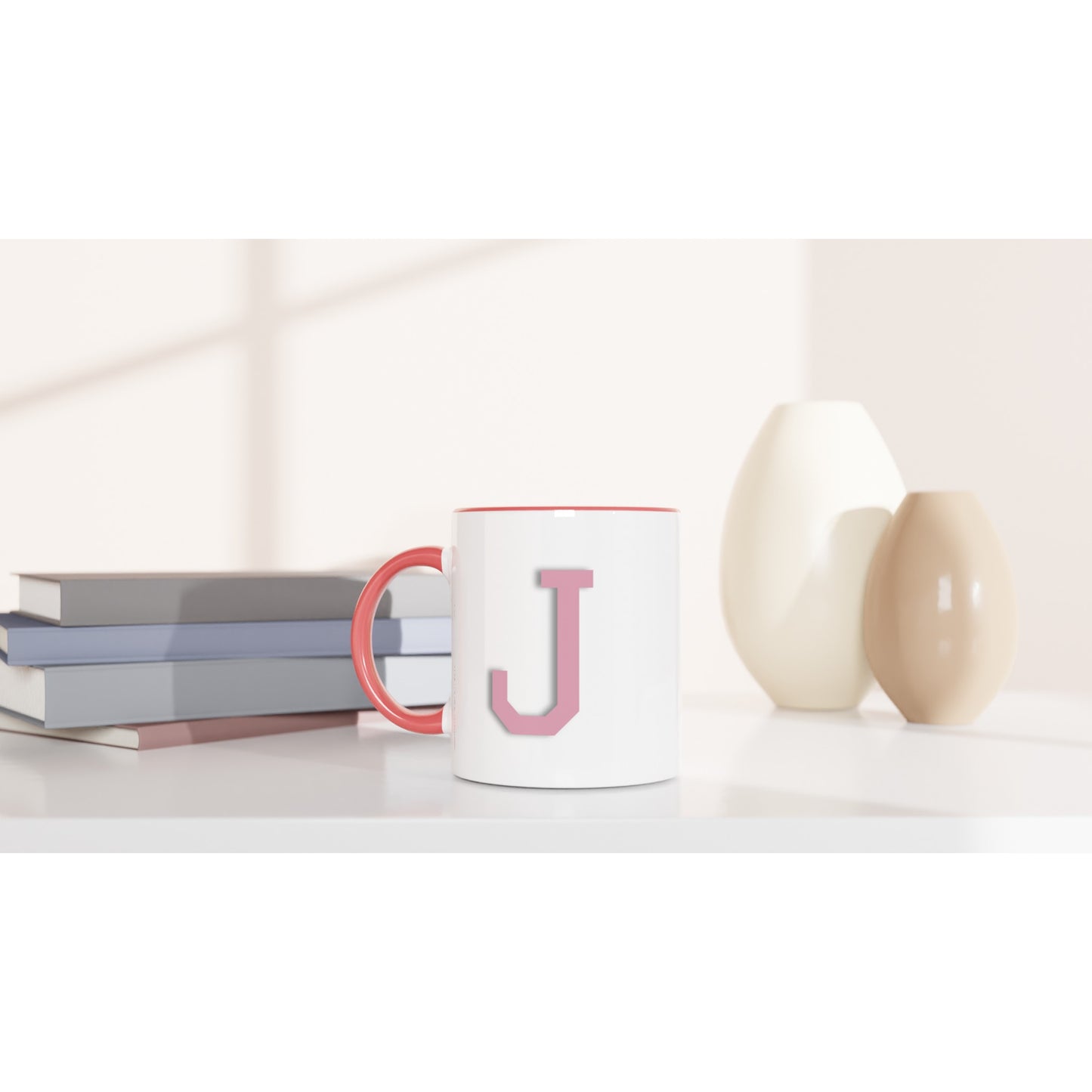 'J' Letter Mug