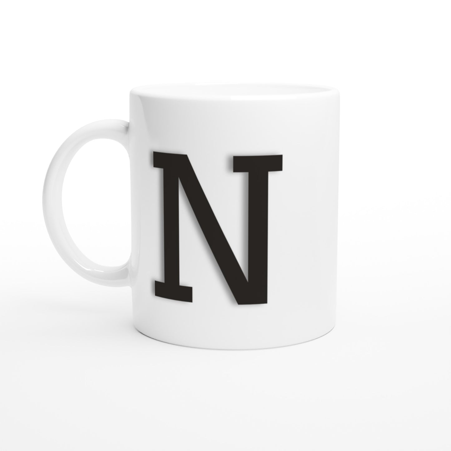 'N' Letter Mug