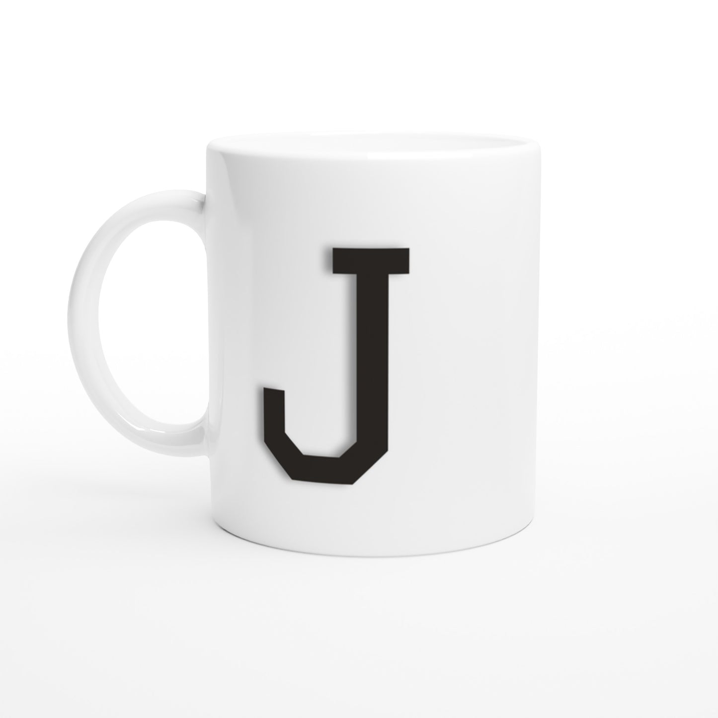 'J' Letter Mug