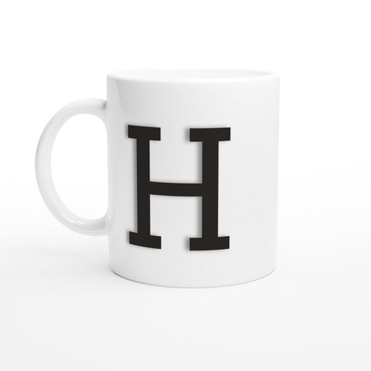 'H' Letter Mug