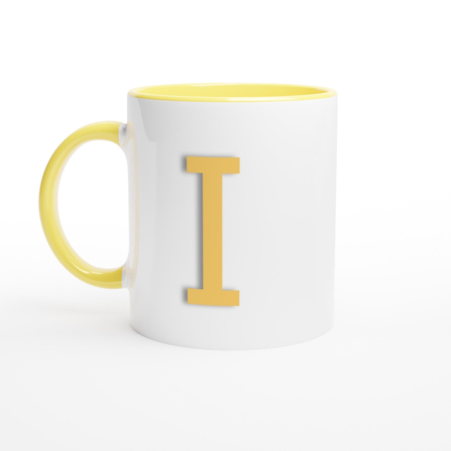 'I' Letter Mug