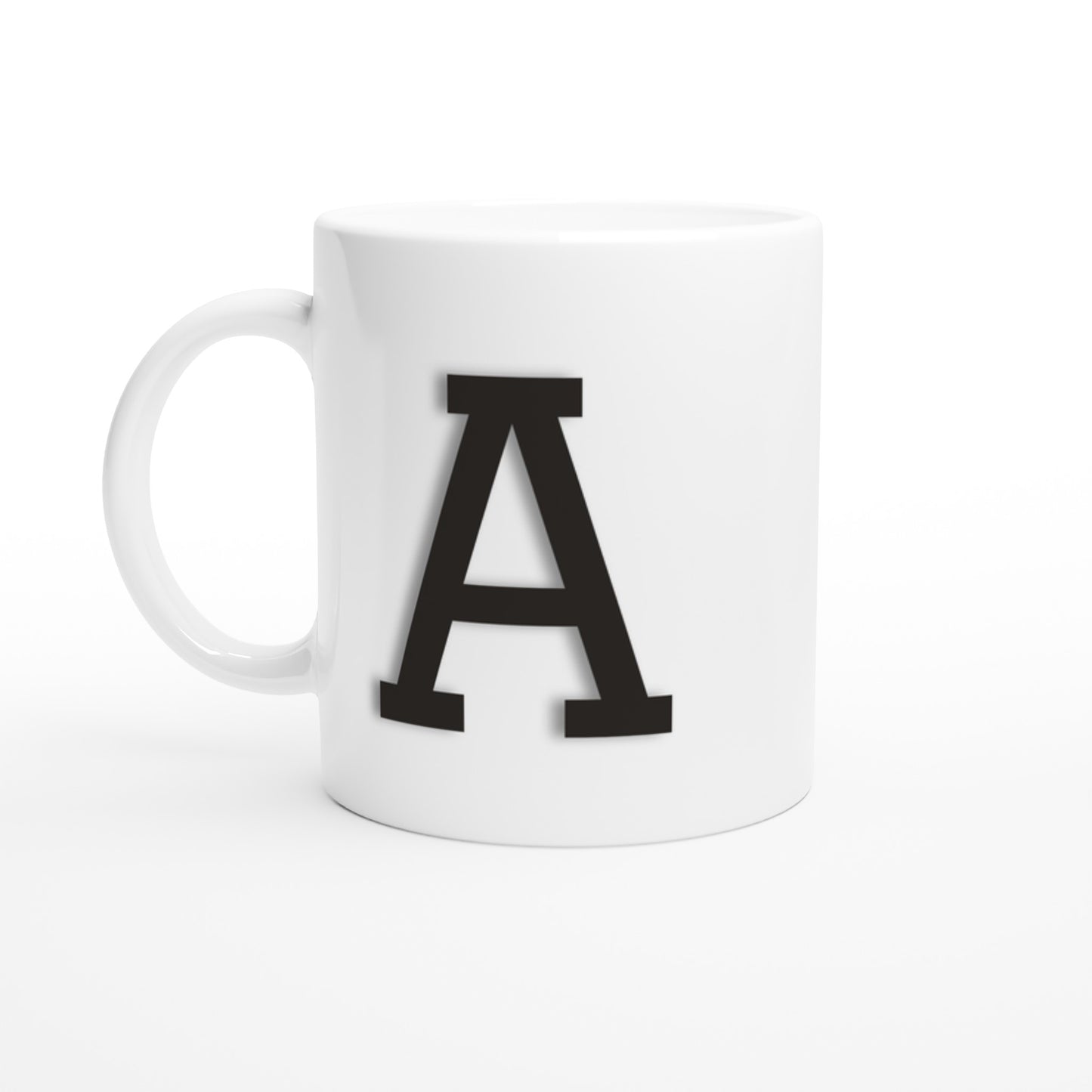 'A' Letter Mug