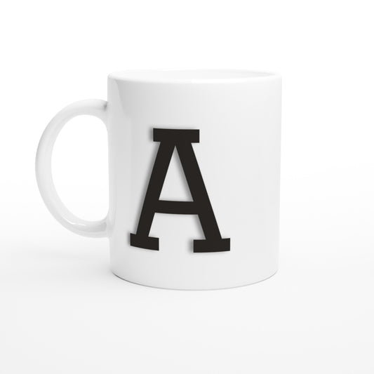 'A' Letter Mug