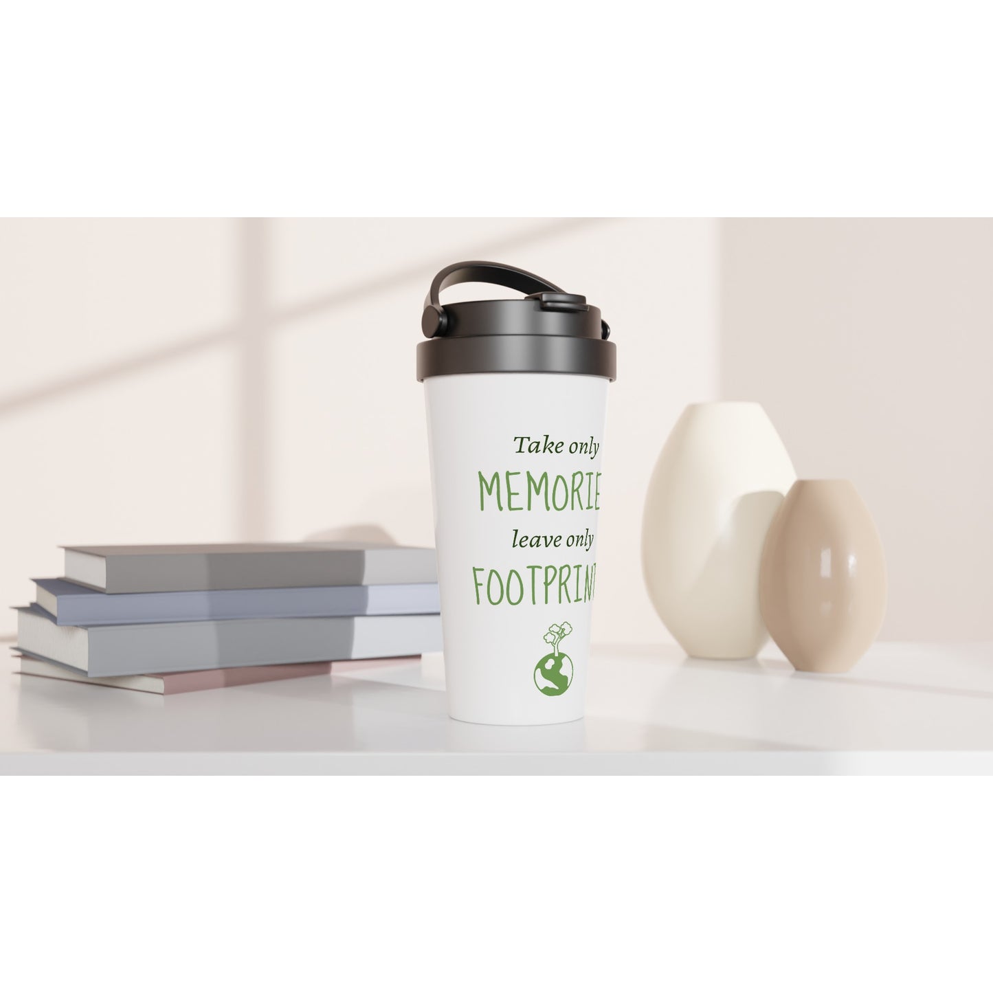 Memories & Footprints Travel Mug