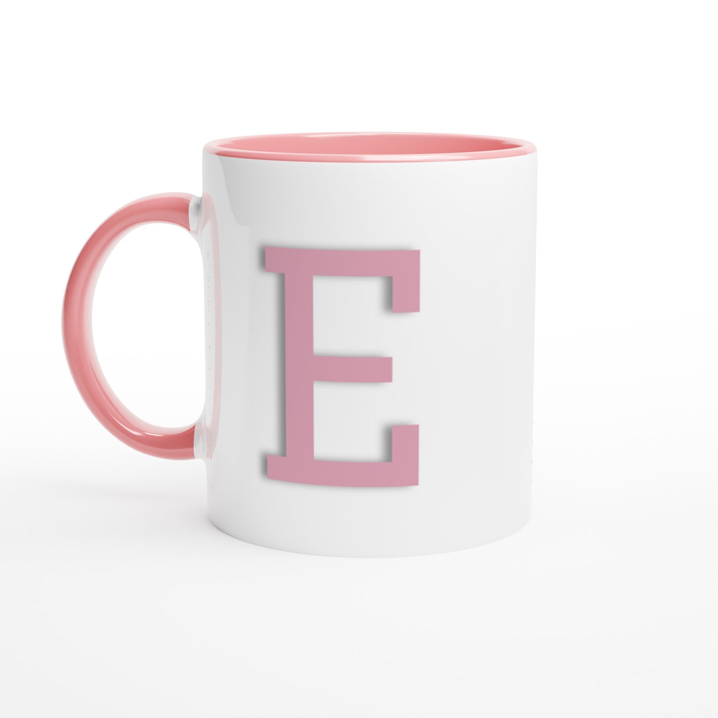 'E' Letter Mug