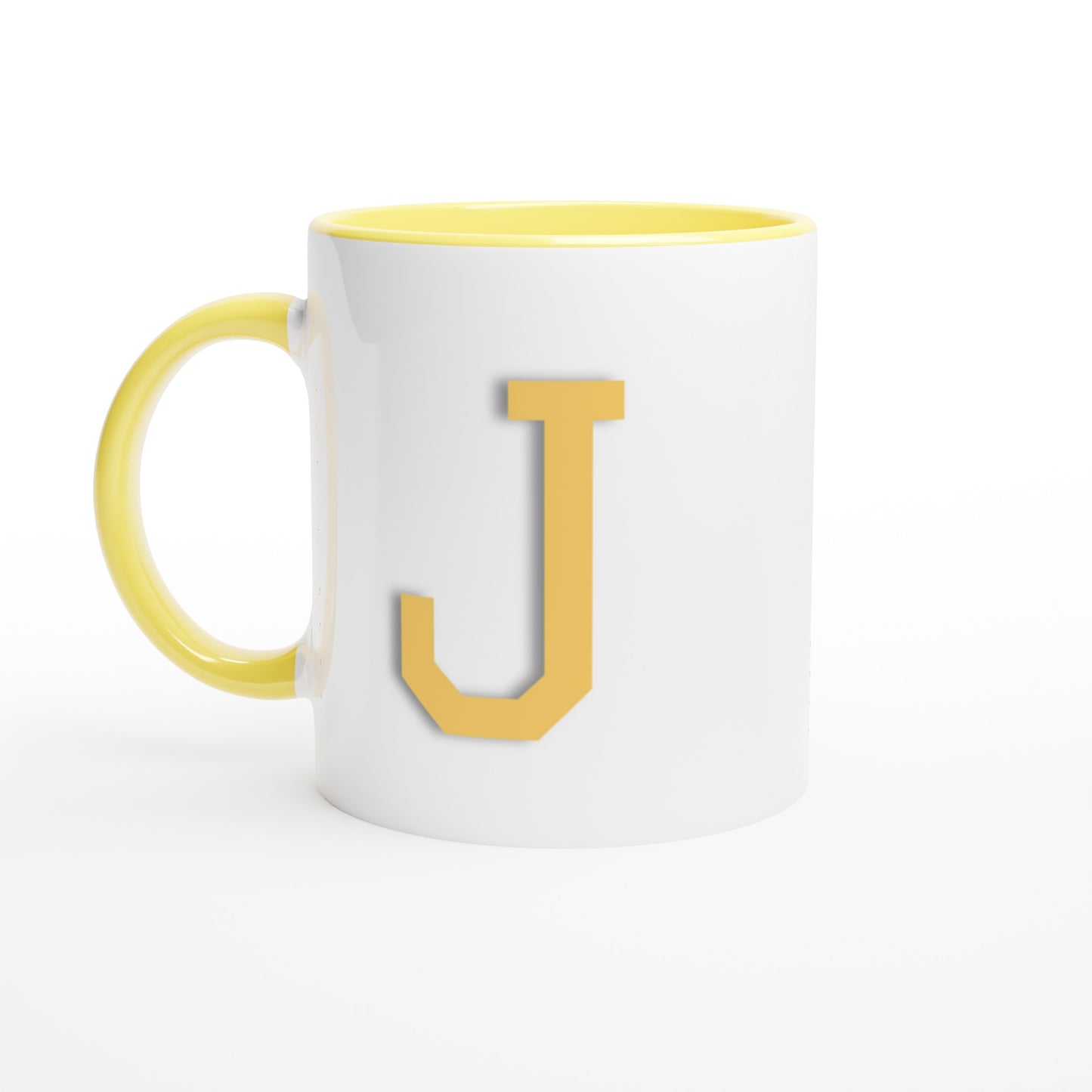 'J' Letter Mug