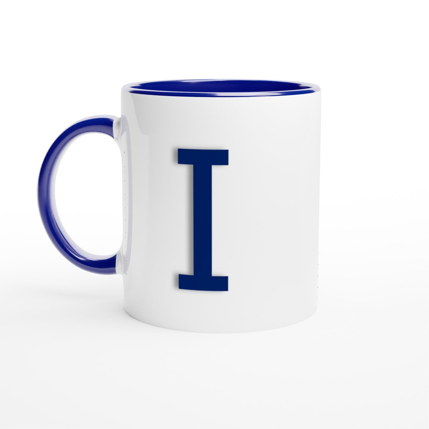 'I' Letter Mug