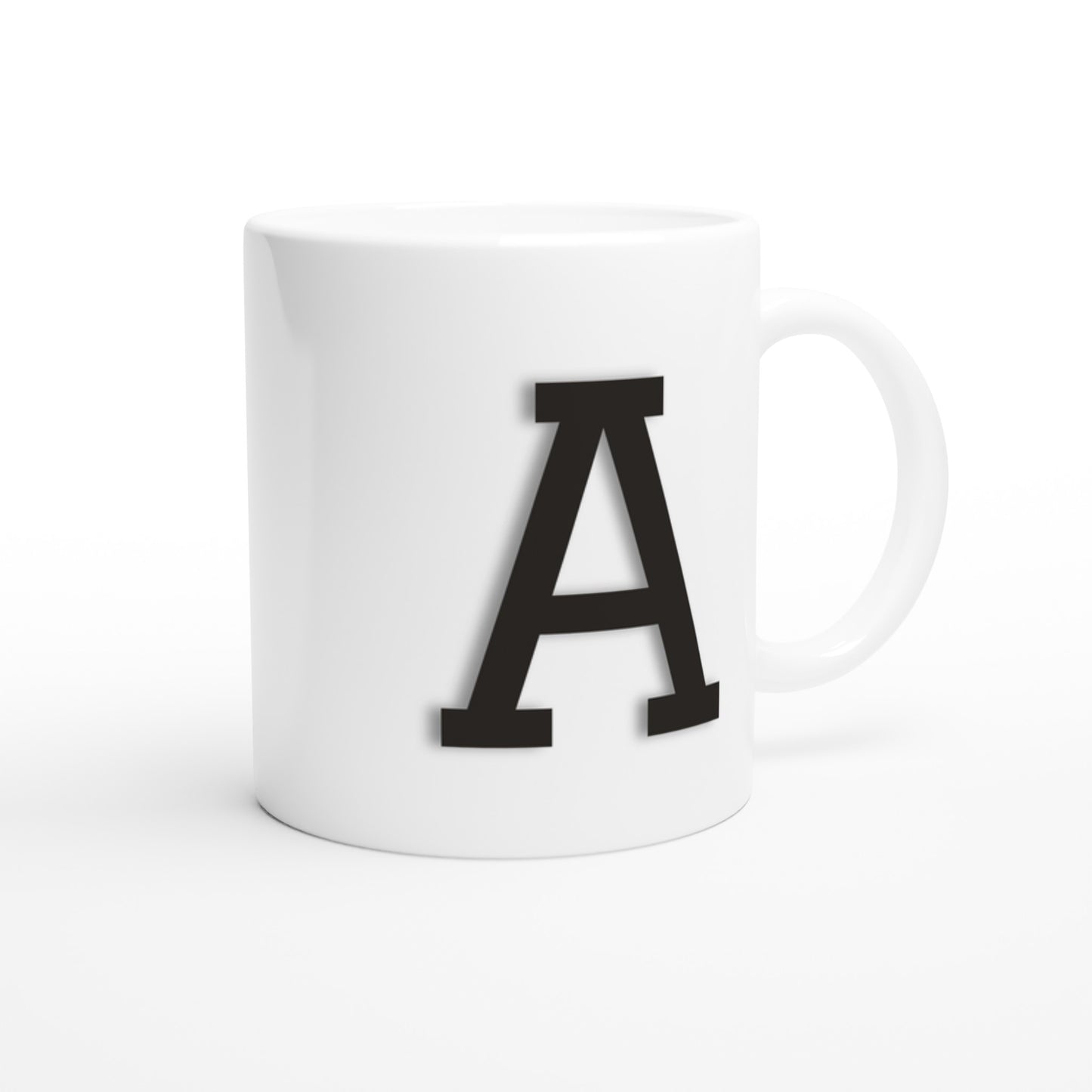 'A' Letter Mug