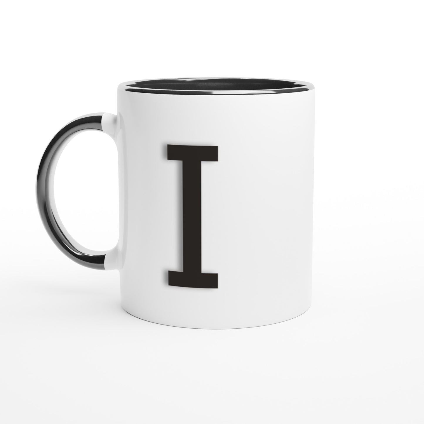 'I' Letter Mug