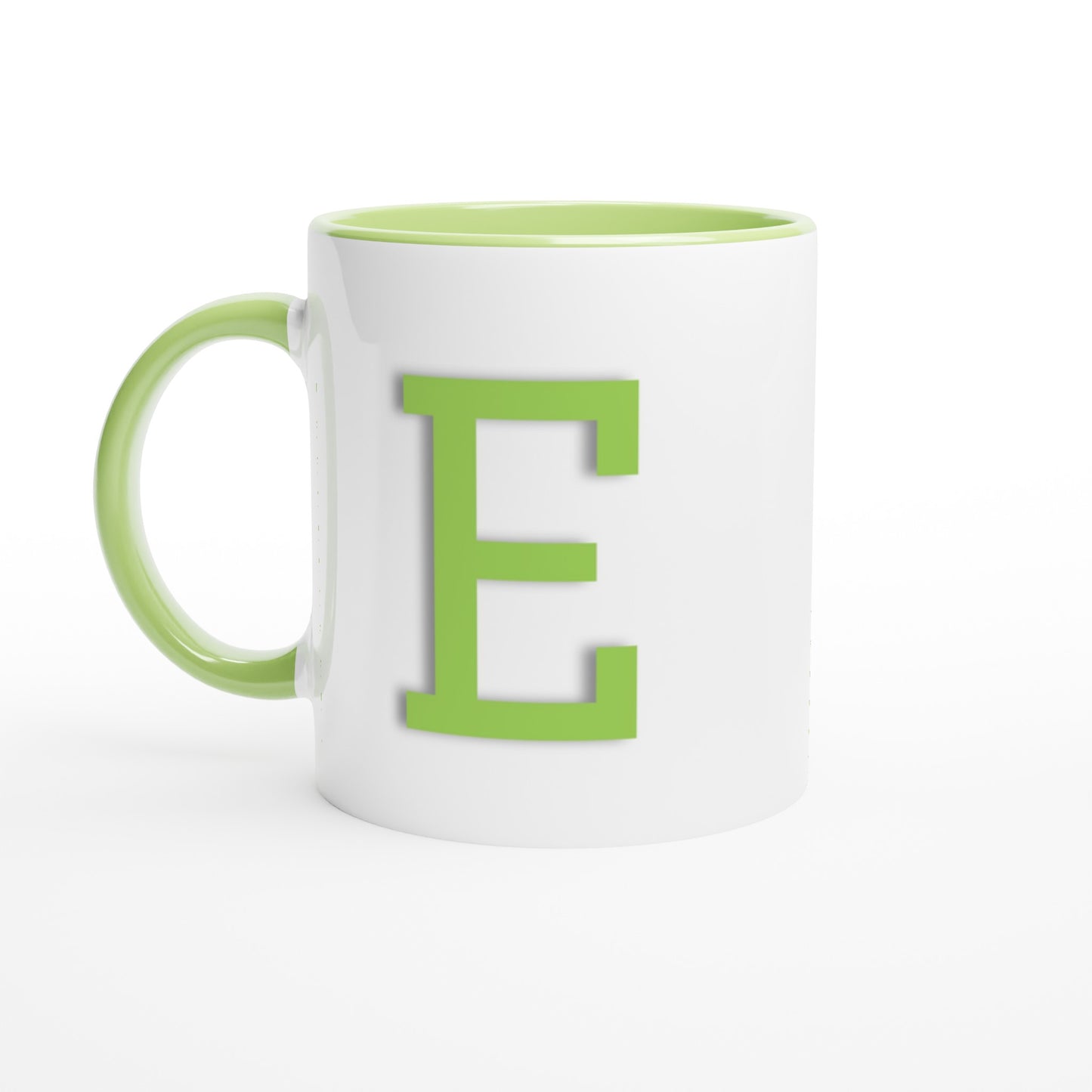 'E' Letter Mug